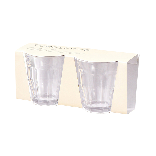 【Francfranc（フランフラン）】カラーリム タンブラー（2個セット）