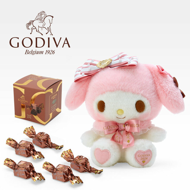 「ドール＆GODIVA 2024（マイメロディ）」＜各6,600円＞【サンリオキャラクターズ　GODIVAギフトセット】