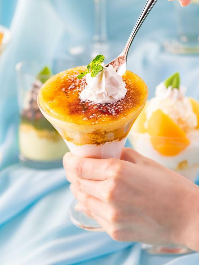 「夏のパフェ食べ放題 Season.2」<期間:2026年7月1日〜8月31日>【パフェ食べ放題に「桃のブリュレパフェ」が初登場!福岡サンパレス ホテル&ホールの『夏のパフェ食べ放題 Season.2』が始まるよ!】