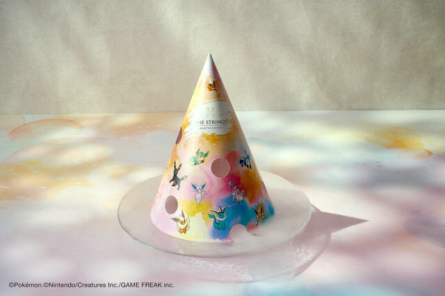 「イーブイフレンズのマチェドニアパフェ」＜期間：2024年9月17日～11月30日＞【イーブイやエーフィのケーキも♪“イーブイフレンズ”のスイーツ＆セイボリーに心ときめく『イーブイフレンズ アフタヌーンティー』開催】