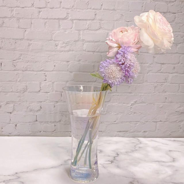 【Francfranc】ラスター フラワーベース M クリア／税込1,800円