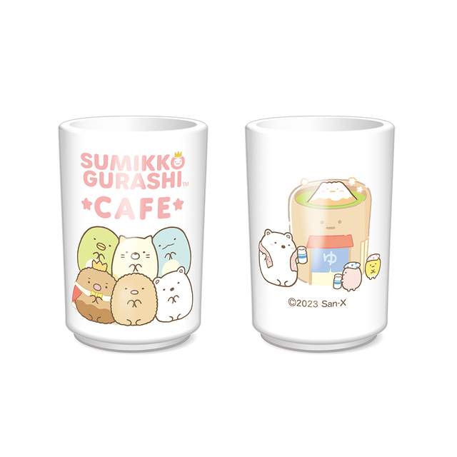 湯呑 1,300円（税込1,430円）｜すみっコぐらしカフェ　～ようこそ！たべもの王国～