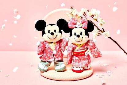 桜　ミニー　アクセサリースタンド　ディズニー 桜デザイン！東京ディズニーランド「Sakura Swayシリーズ