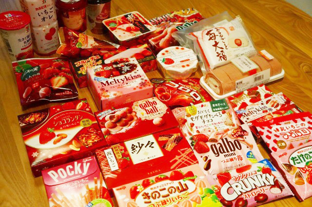 コンビニ苺スイーツ