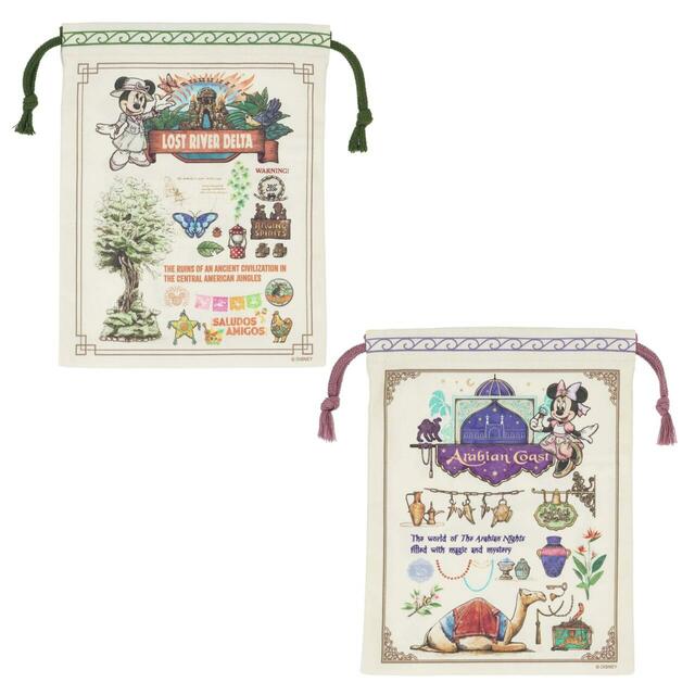 きんちゃくセット 1,800円｜東京ディズニーシー25周年グッズ｜販売店舗：東京ディズニーシー「エンポーリオ」｜発売日：2026年5月25日（月）