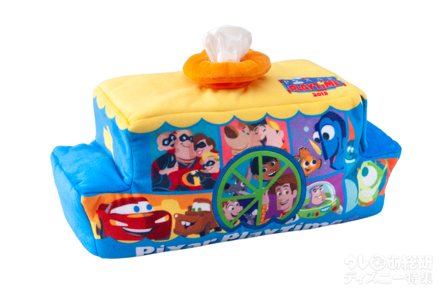 ティッシュボックスカバー 2,200円｜幅約36×高さ約17×奥行き約13cm｜東京ディズニーシー「ピクサー・プレイタイム」｜【販売店舗】エンポーリオ