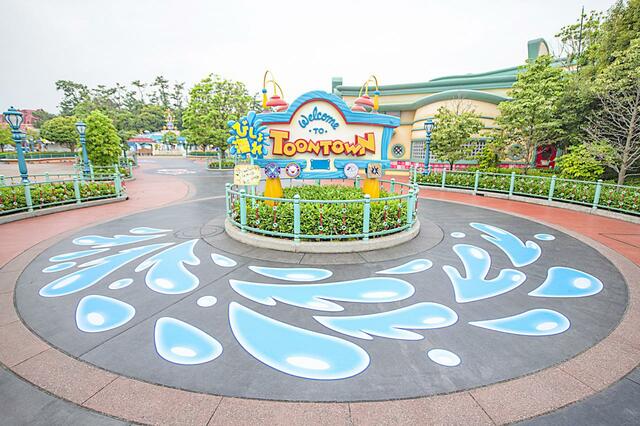 東京ディズニーランド「びしょ濡れトゥーンタウン」