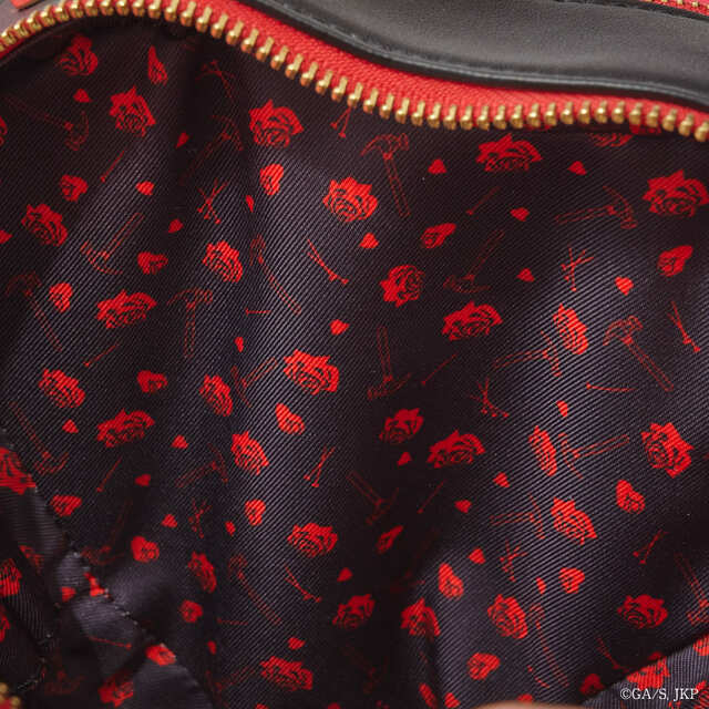 【SAMANTHAVEGA×呪術廻戦】バッグの裏地にも薔薇の総柄を使用