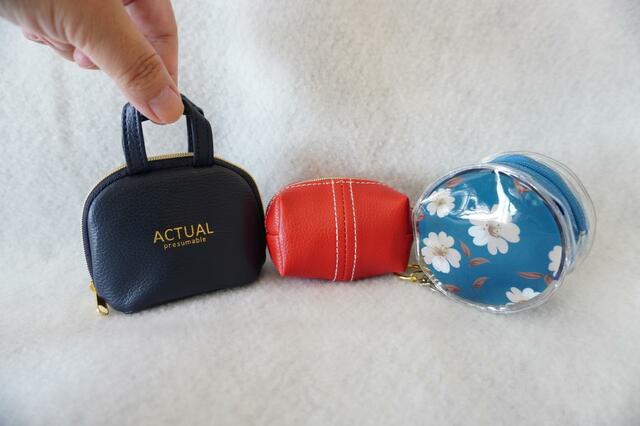 【ダイソー】キーホルダーになるエコバッグおすすめ3選「ミニサイズのポーチ」