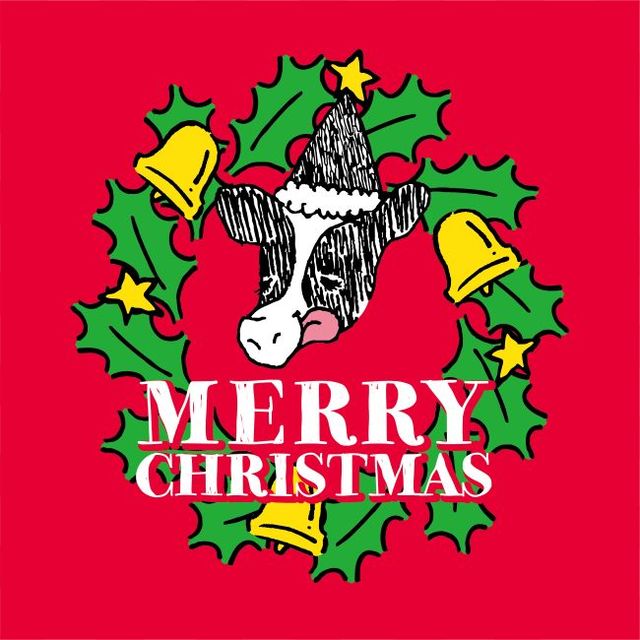 「生クリーム専門店ミルク」クリスマスのビジュアル
