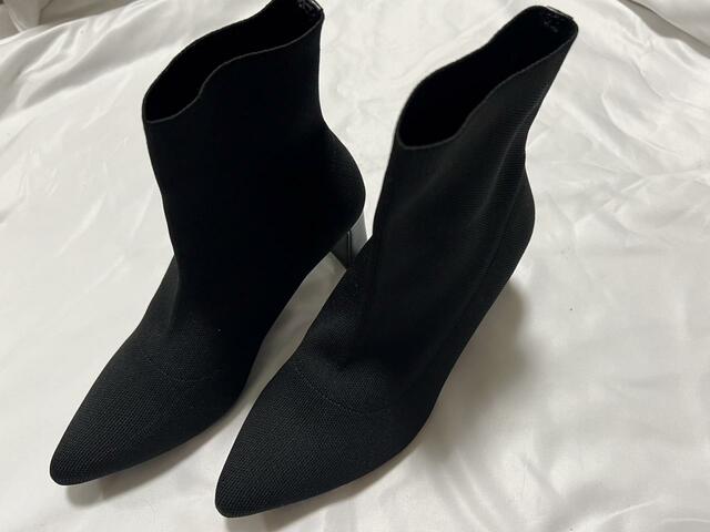 【GU　ポインテッドニットブーツ+E】親指や小指、かかとなどの靴ずれは一切ありませんでした