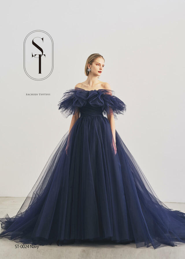 【クラウディア】ST新作ウェディングドレス｜ST-0024_Navy