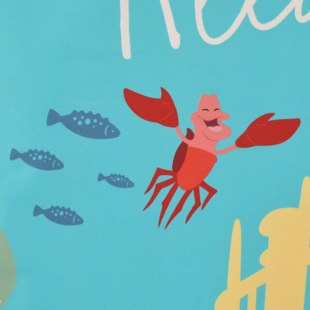 リトル・マーメイド レジャーシート (S) ポーチ入り Map Compact Picnic Sheet 1,500円