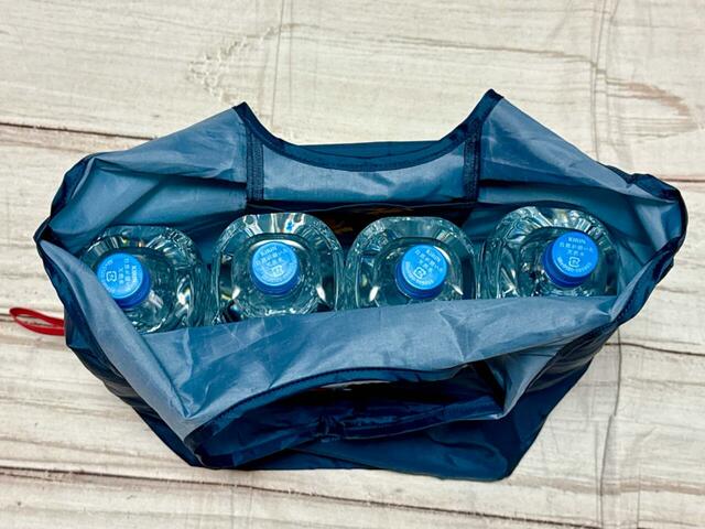 【レタスクラブ2025年12月増刊号付録 SNOOPY でかエコバッグ】2Lのペットボトルは4本も収納できます♪