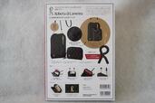 背面に詳しい商品説明が【Roberta di Camerino ミニ財布付きスマホショルダーバッグBOOK】