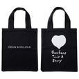 「コットンツイルトートバッグ Black」＜￥3,850（税抜￥3,500）＞【DEAN & DELUCA 20周年限定アイテム第2弾】