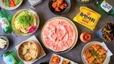 【三元豚しゃぶしゃぶ】と【韓国料理15品】食べ放題プラン