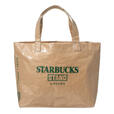 「STARBUCKS STAND by BEAMS LOGO PVC ショッパートート S」<価格:8,800円(税込)>【毎日のコーヒーシーンを彩るアイテムが勢ぞろい!「STARBUCKS STAND by BEAMS」の定番コレクション『CORE Collection』に第2弾が登場!】
