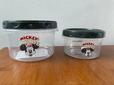 【スリーコインズ×ミッキーマウス】大小2つのフードコンテナセット