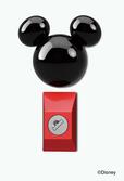 立体的なミッキーが目を引く錠前【ヨド物置 <ディズニーシリーズ> ミッキーマウスモデル】