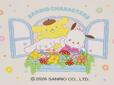 【ファミリーマートオリジナル サンリオキャラクターズ当りくじ】8等「保存容器セット」デザインもそれぞれ異なります。アイボリーは、窓からプリントシナモン、ポチャッコがこんにちはしているイラストプリント入り！