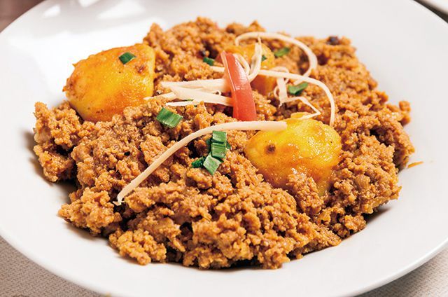 厳選「エスニックカレー」の名店／【パキスタン】アルカラム（八潮）　 アル キーマ  1000円