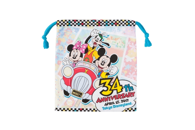 きんちゃく 700円｜縦約23×横約20cm｜2017年4月15日（土）発売｜東京ディズニーランド｜ギャグファクトリー／ファイブ・アンド・ダイム