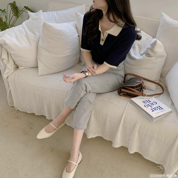 【CHERRYKOKO（チェリーココ）】配色カラーニット