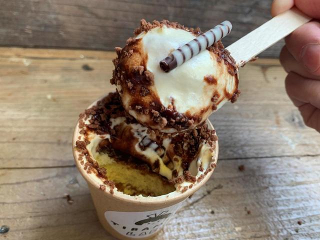 「ショコラティラミス」中までチョコたっぷり