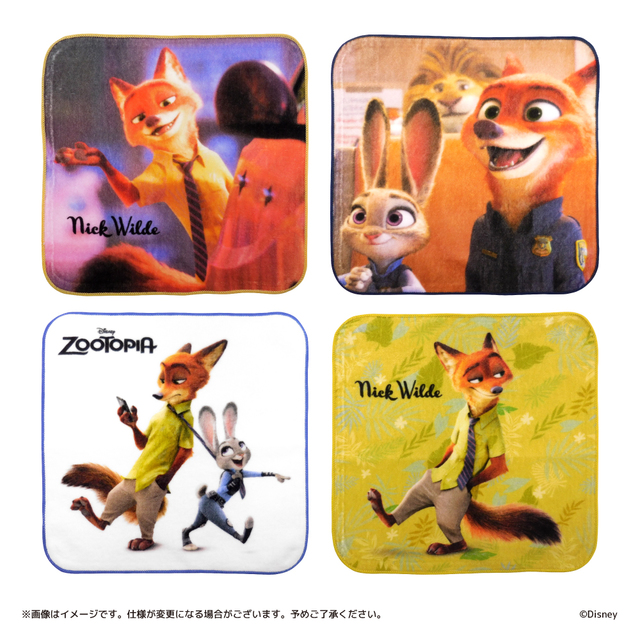 ミニタオル 4種 各600円（税抜）