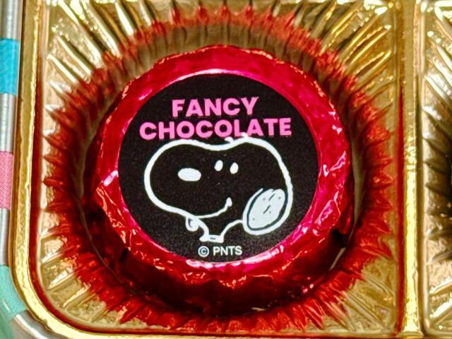 キュートなスヌーピーの包み紙のチョコも！