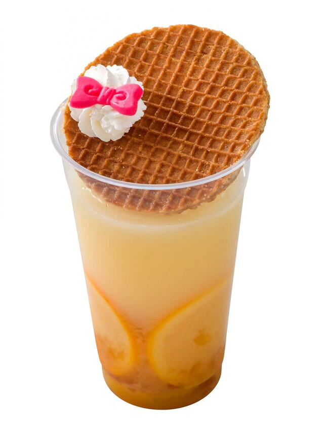 オレンジ＆ティーゼリードリンク（クッキー・アン） 700円｜「ダッフィー＆フレンズのホワイト・ウィンタータイム・ワンダーズ」スペシャルメニュー｜販売店舗：東京ディズニーシー「ケープコッド・クックオフ」｜発売日：2023年11月1日（水）