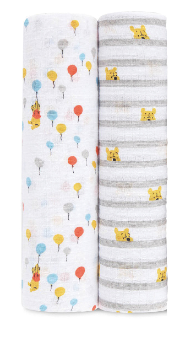 スワドル　2枚入り　（サイズ：112 X 112 cm）希望小売価格　3,000円 ＋税