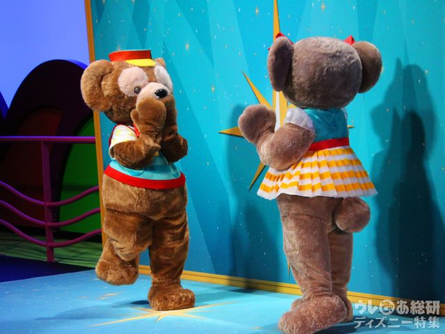 Disney FanDazeのダッフィー&シェリーメイのペアグリーティング