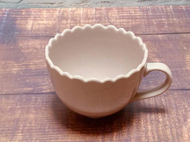 【Francfranc（フランフラン）】フリル　スープカップ　ピンク／税込800円