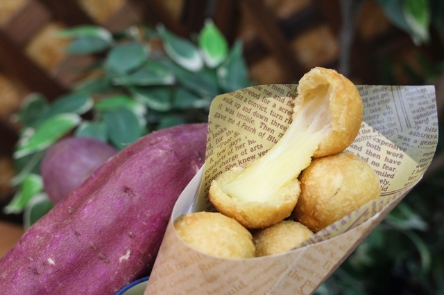 焼き芋チーズボール