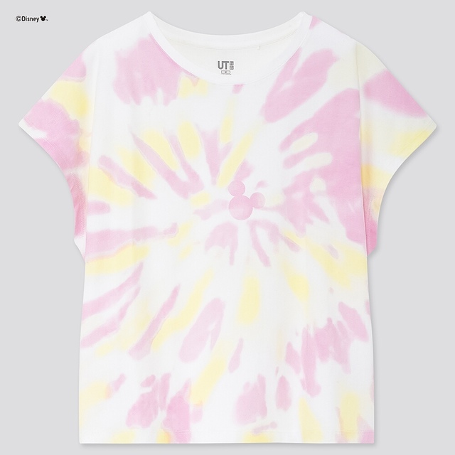 【WOMEN】ミッキー アロハ UT（半袖・リラックスフィット）¥990