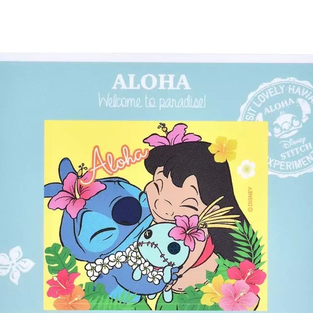 リロ、スティッチ、スクランプ シール・ステッカー プリントシール風 アロハ Sticker Collection 350円