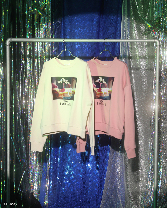 プリント裏毛プルオーバー ￥4,990｜Green Parks ディズニーコレクション『ファンタジア』