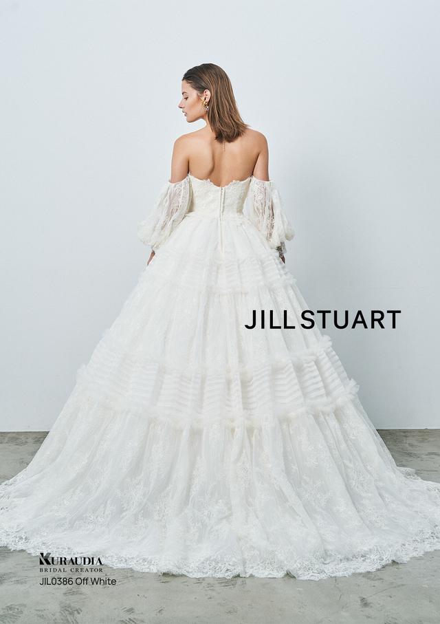 【JILL STUART（ジルスチュアート）新作ウェディングドレス】JIL0386-Off_White