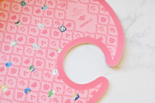 【ゴディバ meets どうぶつの森 アソートメント/Pink 6粒入 ティーマットセット】あの葉っぱの形…!