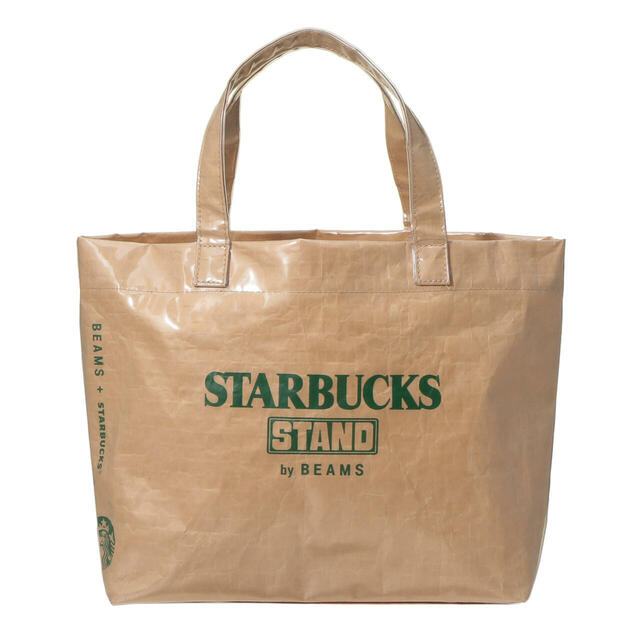 「STARBUCKS STAND by BEAMS LOGO PVC ショッパートート S」＜価格：8,800円（税込）＞【毎日のコーヒーシーンを彩るアイテムが勢ぞろい！「STARBUCKS STAND by BEAMS」の定番コレクション『CORE Collection』に第2弾が登場！】