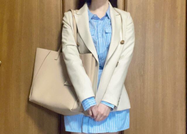 白のジャケットを合わせてもかわいい！