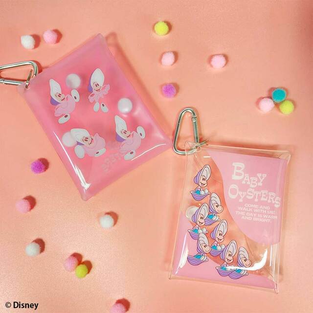 クリアマルチケース 429円｜ふしぎの国のアリス「ヤングオイスター」グッズ｜サンキューマート