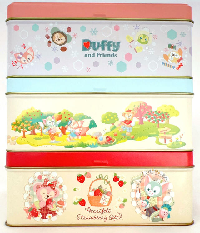 「ダッフィー＆フレンズのシークレット・オブ・スノーウィーデイ」パウンドケーキの箱比較