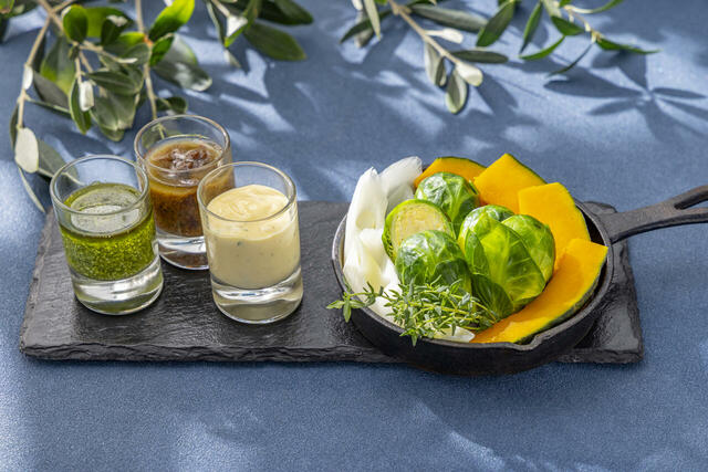 「季節野菜のエチュベ」＜期間：2025年12月26日～2026年3月11日＞【【ヒルトン名古屋】年末年始はズワイガニ・マグロ・サーモン・エビ食べ放題！地中海グルメで彩る冬のビュッフェ開催！】