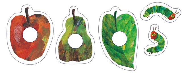 「はらぺこあおむし」カード