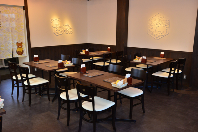 りらっくま茶房店内　©2018 San-X Co., Ltd. All Rights Reserved.