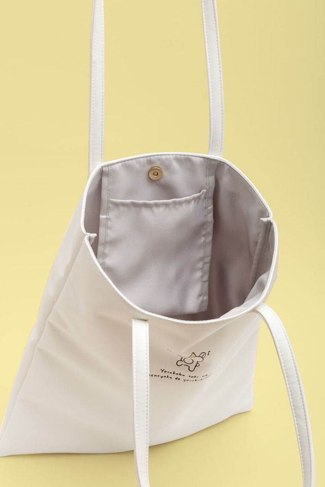 【リラックマ】「トートバッグ」マグネットボタンと内ポケット付き