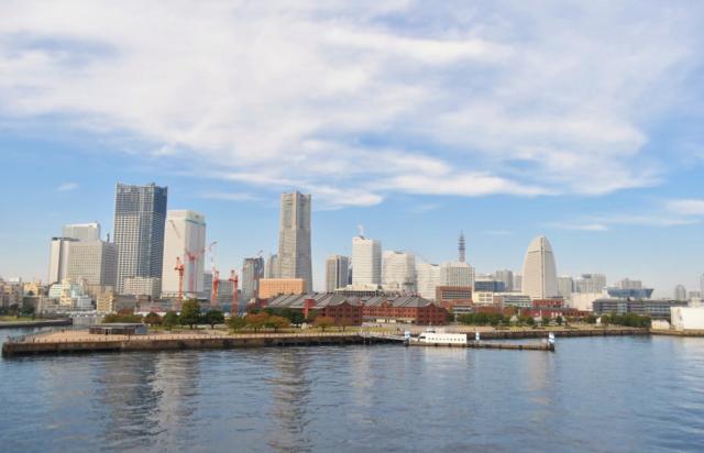 大さん橋から見える景色